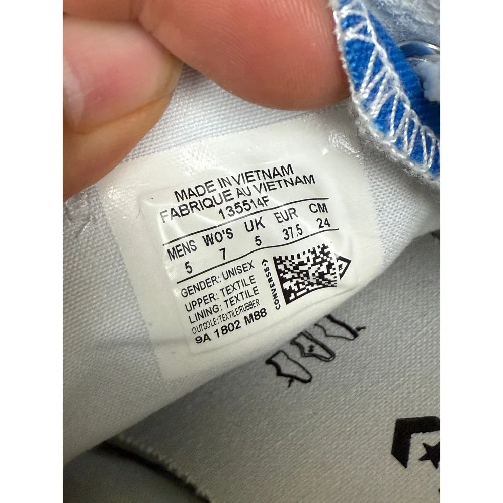 Converse CT All Stars Low Top Sneakers Shoes Snorkel Blue White Mens 5 Womens 7‎